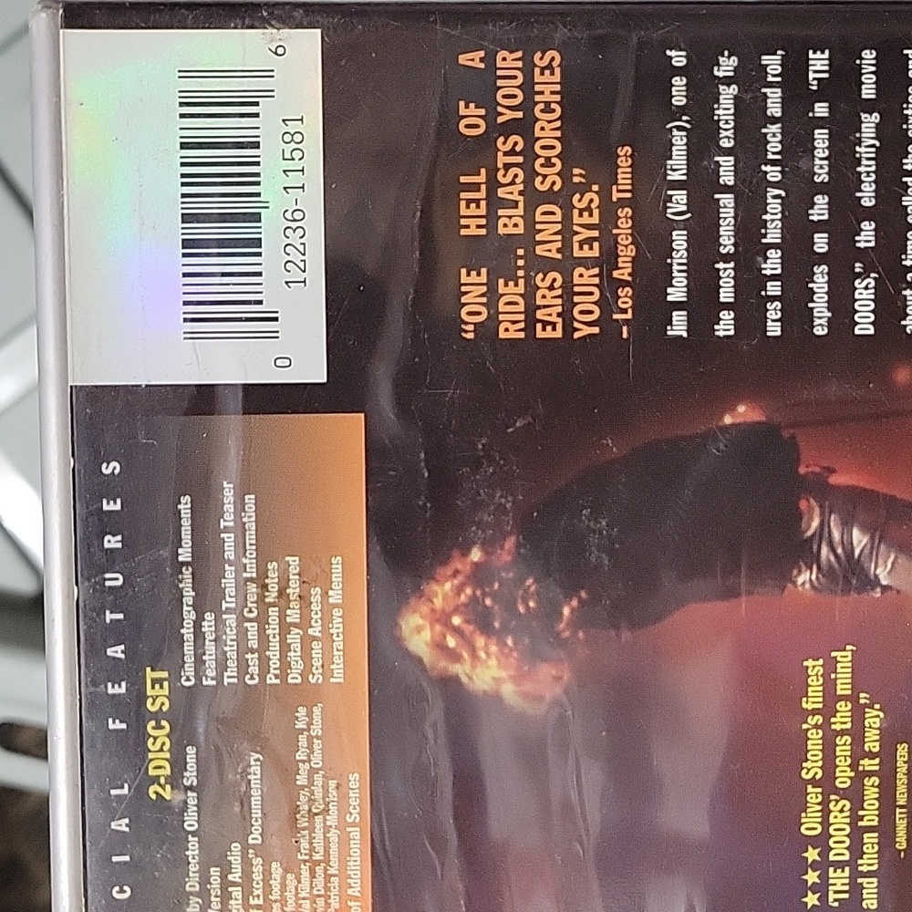 Special Artisan Edition of The Doors film on a two-disc DVD set Used Condtion - Picture 7 of 12